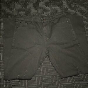 High quality Black Slim Straight Jeans (size) M